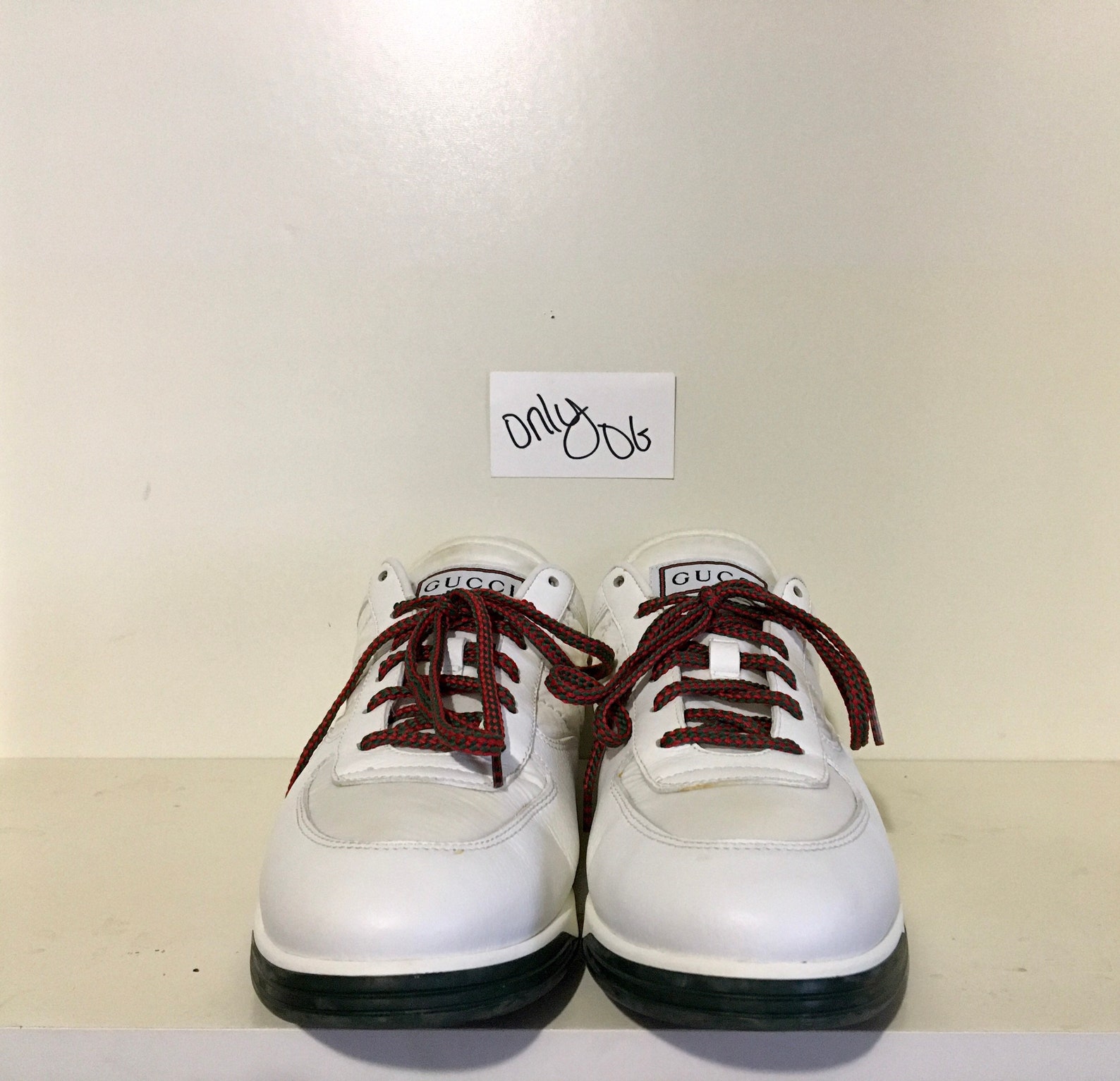 Vintage 1984 STYLE Gucci LOW TOP Tennis Sneakers 10 G Sz 11 Etsy