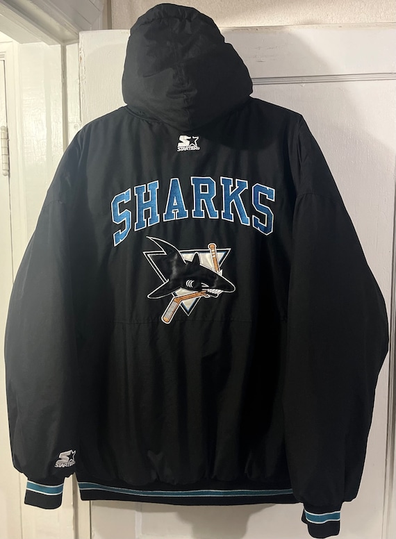 NEW Vintage Starter San Jose Sharks Baseball Jersey RARE NHL