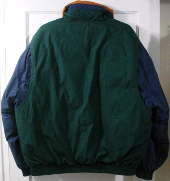 Vintage London Fog Color Block Down 