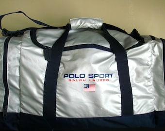 Vtg Ralph Lauren Polo Sport Duffle 