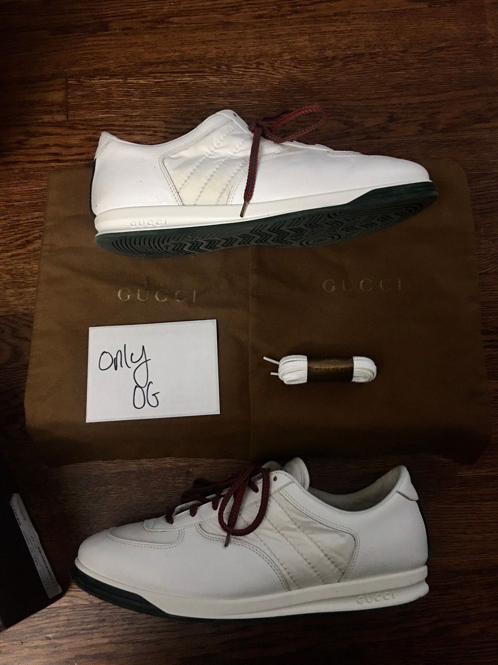 Vintage 1984 STYLE Gucci LOW TOP Tennis Sneakers 10 G Sz 11 Etsy