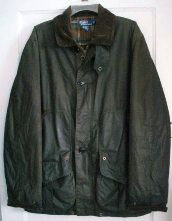 ralph lauren waxed jacket