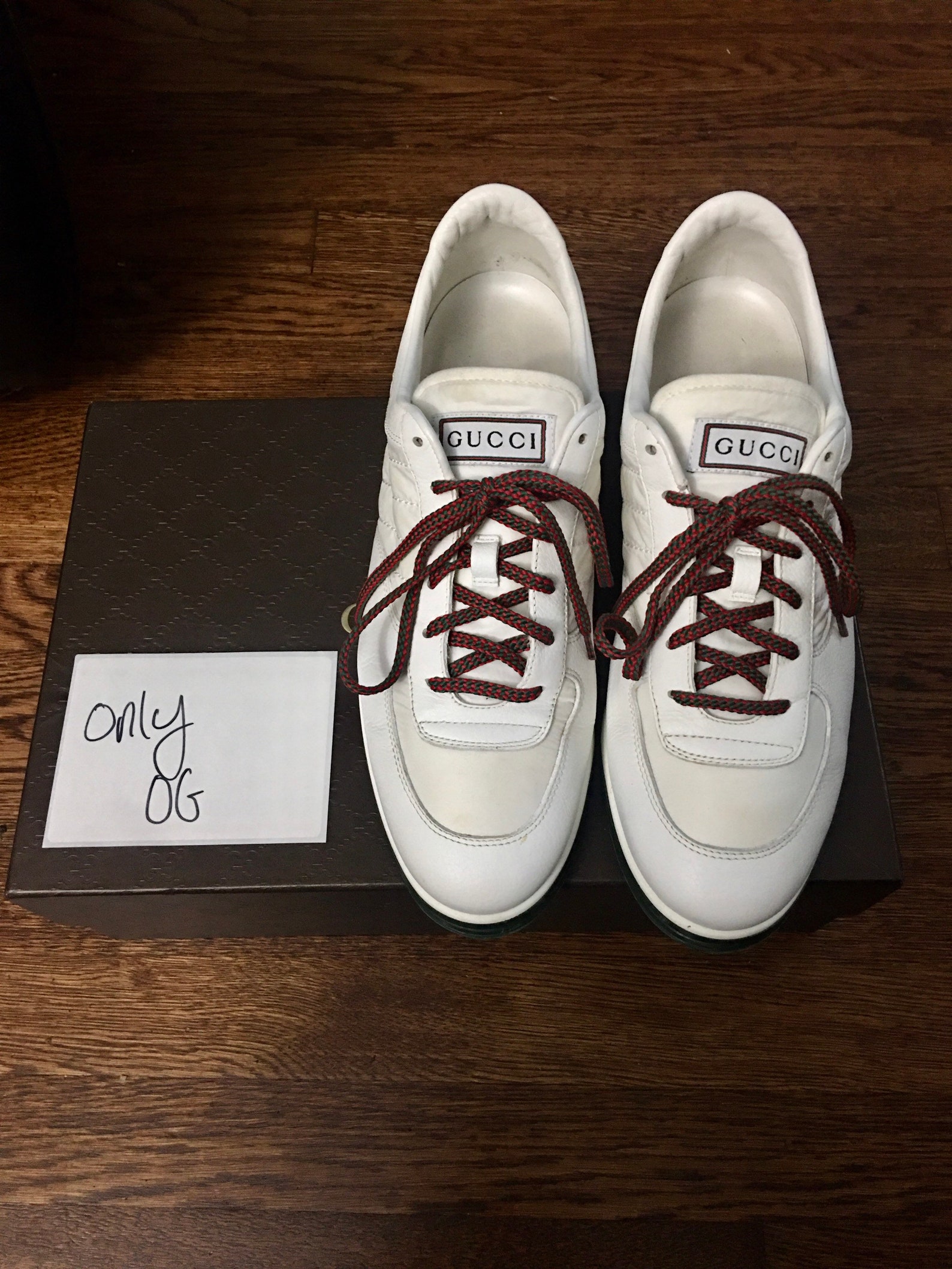 Vintage 1984 STYLE Gucci LOW TOP Tennis Sneakers 10 G Sz 11 Etsy