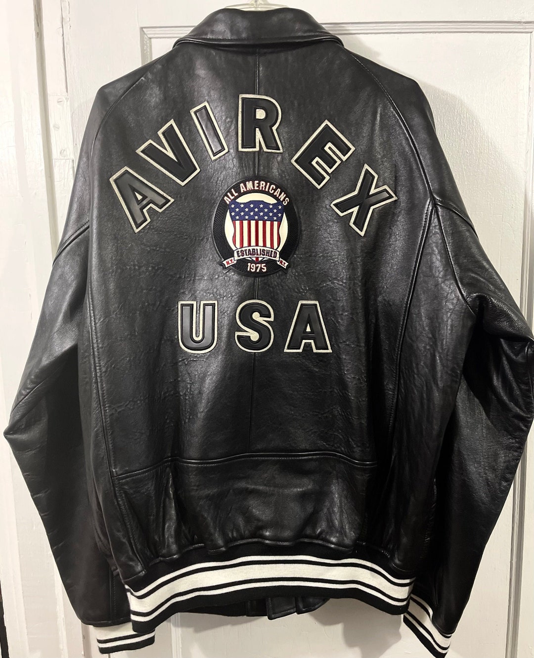 Bnwt Avirex All Americans USA New York City Butter-soft BLACK - Etsy