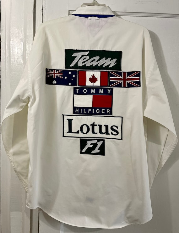 tirsdag metan forlade Buy Vintage Tommy Hilfiger Team Lotus F1 Racing Button-down Shirt Online in  India - Etsy