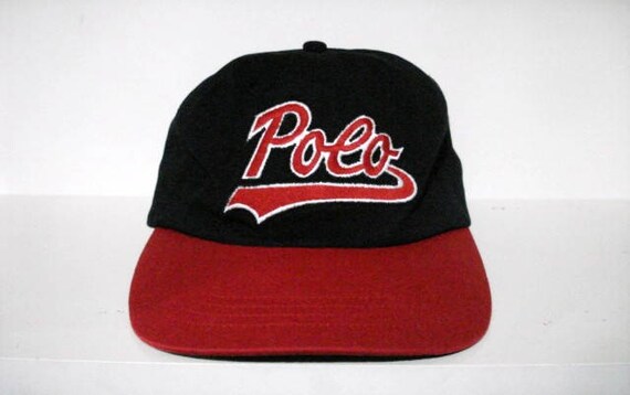 vintage ralph lauren polo sport script strapback h