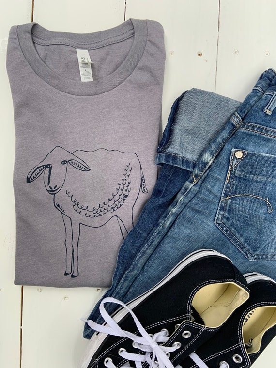 Sheep T-Shirt - Sheep Tee - Super soft t-shirt - Soft cotton t shirt - Farm animal t shirt - Bella canvas tee