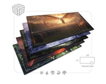 Custom Play Mat Bundle (5 Designs) | Compatible with Magic: The Gathering | Unofficial Digital Product