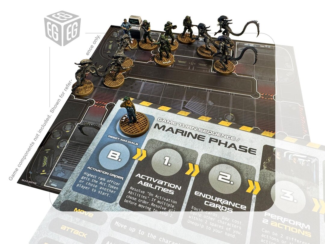 Marine & Xenos Phase Counters, Compatible With Aliens, Another Glorious ...