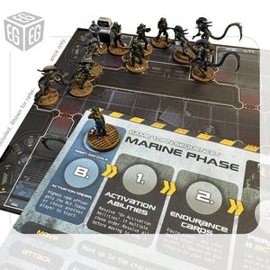 Marine & Xenos Phase Counters, Compatible with Aliens, Another Glorious Day in the Corps | Unofficial Digital Product