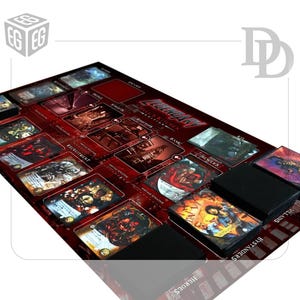 Tapis de jeu amélioré | Compatible avec Legendary, édition Hell's Kitchen | Produit numérique non officiel