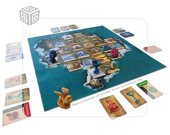 Enhanced Play Mat Design | Compatible with Forbidden Island | Unofficial Digital Product