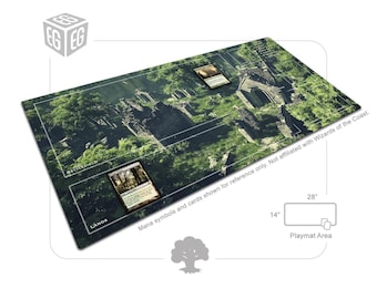 R’andhm Ruins I | Custom Play Mat Design | Compatible with Magic The Gathering | Unofficial Digital Product