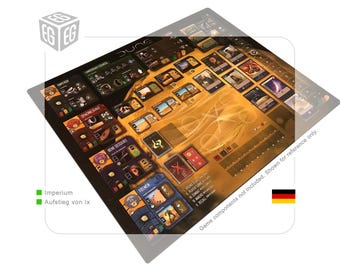 GERMAN | Enhanced Playmat Design | Compatible with Dune Imperium + Rise of Ix | Unofficial Digital Product