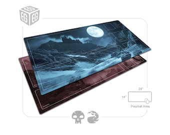 Custom Play Mat Bundle – Vampires (2 Designs) | Compatible with Magic: The Gathering | Unofficial Digital Product