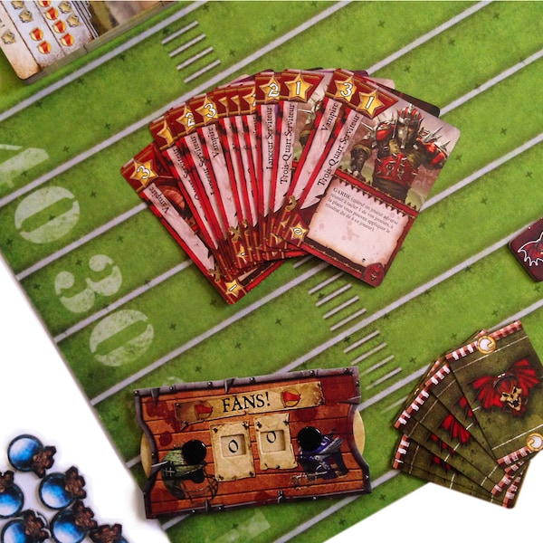 Digitaler Download | Bloodbowl Team Manager verbessertes Playmat-Design