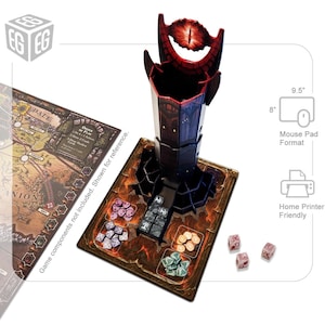 The Enemy’s Keep | Compatible with The Fate Of The Fellowship Boardgame | Unofficial Digital Product