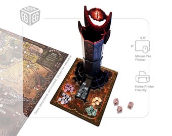 The Enemy’s Keep | Compatible with The Fate Of The Fellowship Boardgame | Unofficial Digital Product