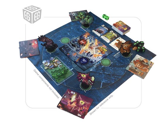 King of Tokyo - Duel Playmat : Garfield, Richard