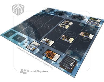 Frozen Beach – Shared Play Area | Compatible with Gwent, The Legendary Card Game | Unofficial Digital Product
