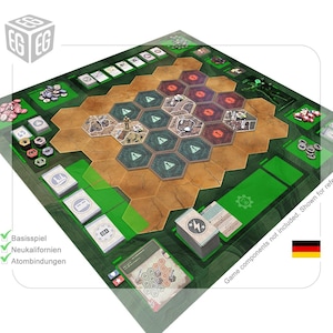GERMAN | Enhanced Play Mat Design | Compatible with Fallout The Board Game | Unofficial Digital Product