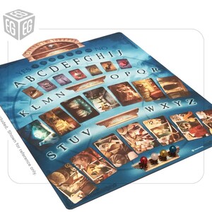 Tapis de jeu amélioré | Compatible avec Mysterium | Produit numérique non officiel