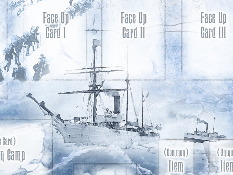 Digital Download Elder Sign, Omens of Ice, Enhanced Playmat Design