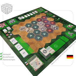 GERMAN | Enhanced Play Mat Design | Compatible with Fallout The Board Game | Unofficial Digital Product
