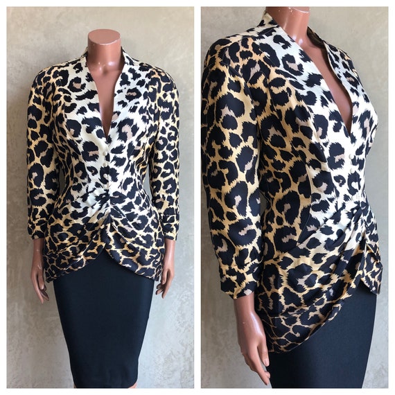 Thierry Mugler leopard jacket