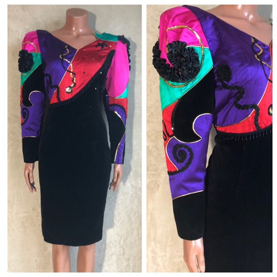 LOUIS FERAUD bombshell dress