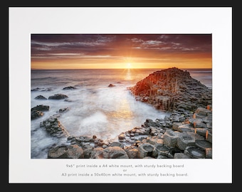 The Giant's Causeway, Northern Ireland. (Fine Art Print - various sizes).