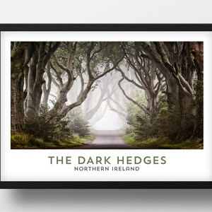 Die dunklen Hecken TRAVEL Poster / Druck