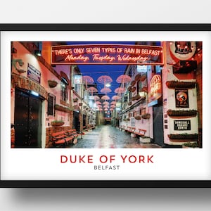 Duke of York TRAVEL poster / print