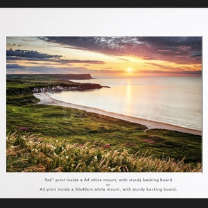 White Park Bay, North Coast, Northern Ireland (Fine Art Print - various sizes).