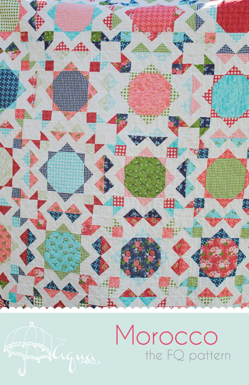 Morocco Quilt Pattern Etsy