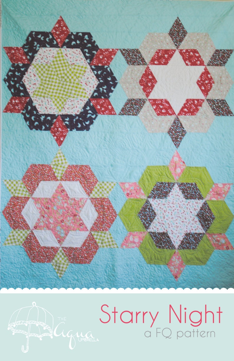 Starry Night Quilt Pattern Etsy