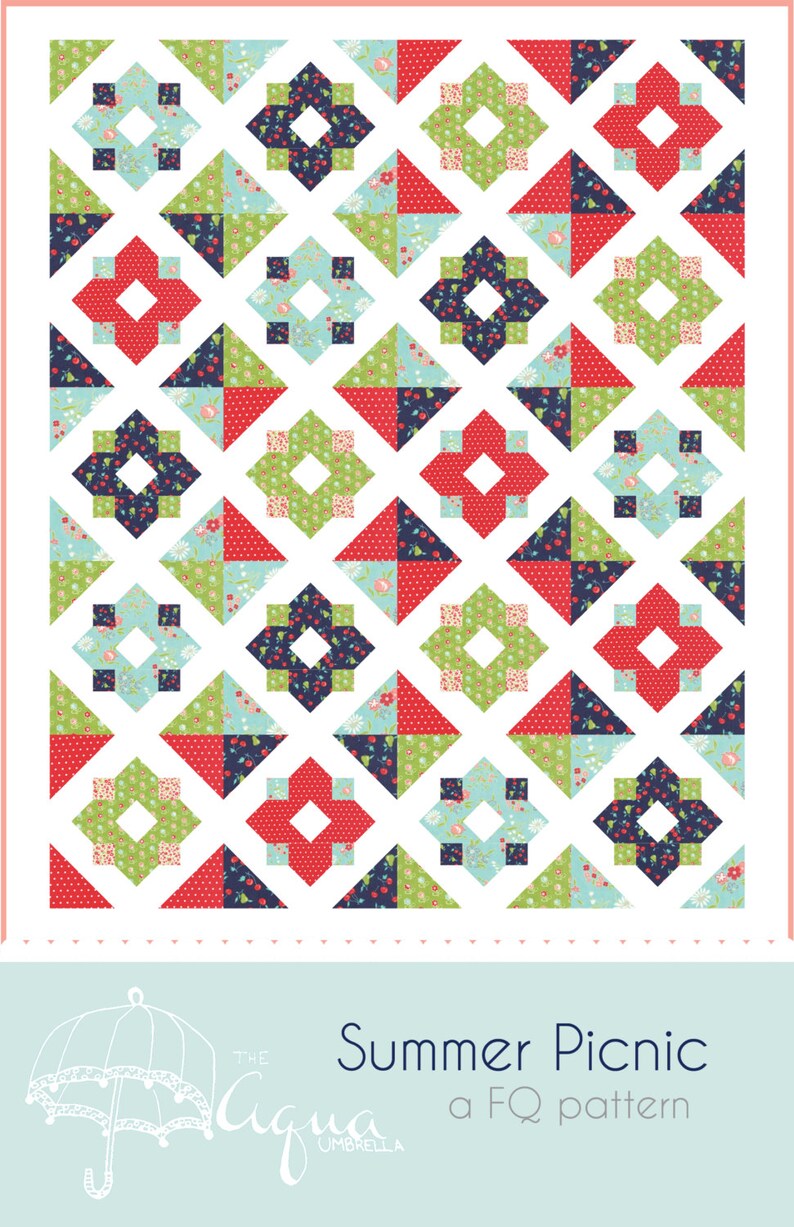 Summer Picnic Quilt Pattern Etsy