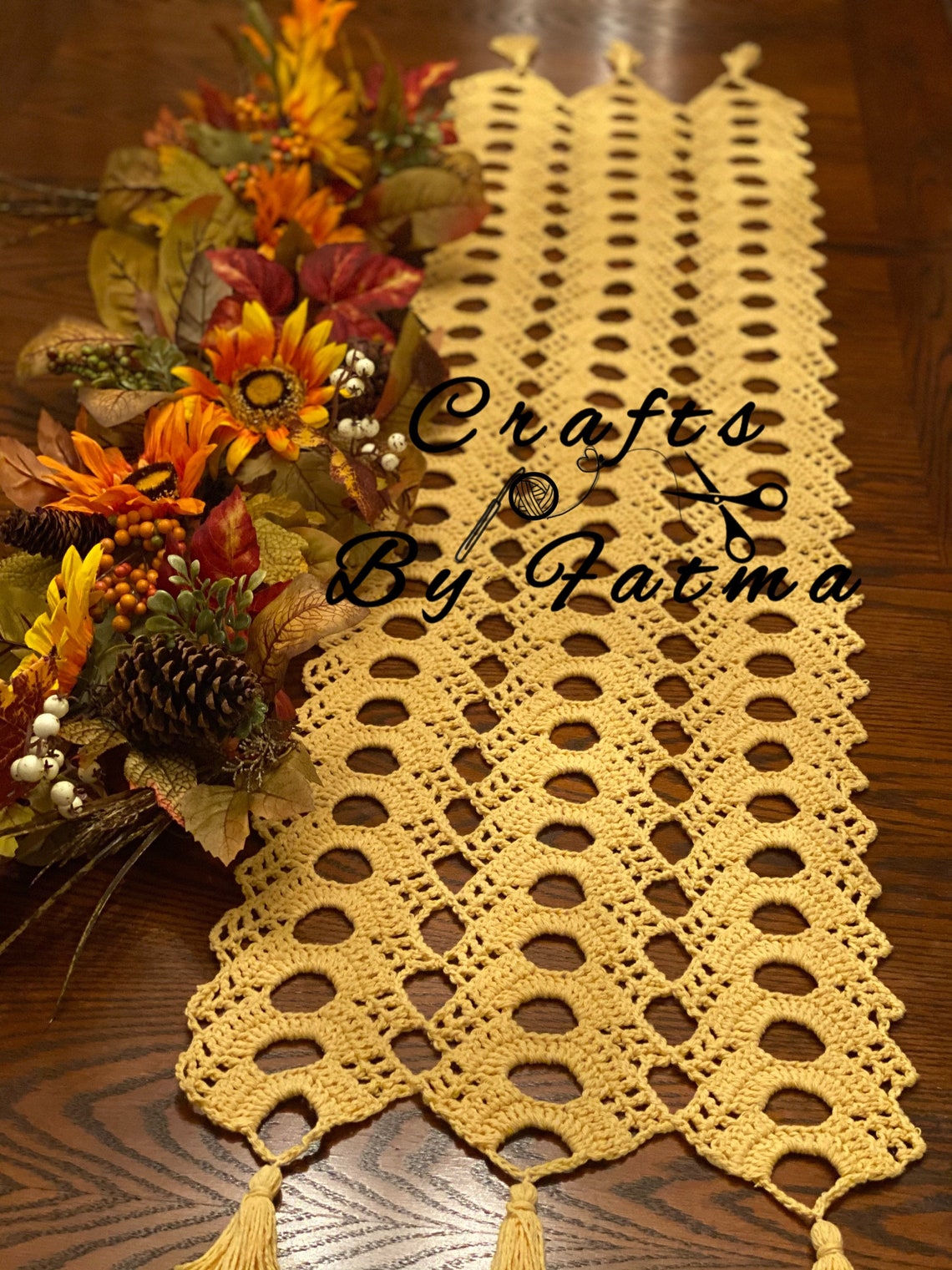 Crochet Tablecloth/crochet Table Runner/coffee Table Cloth Etsy
