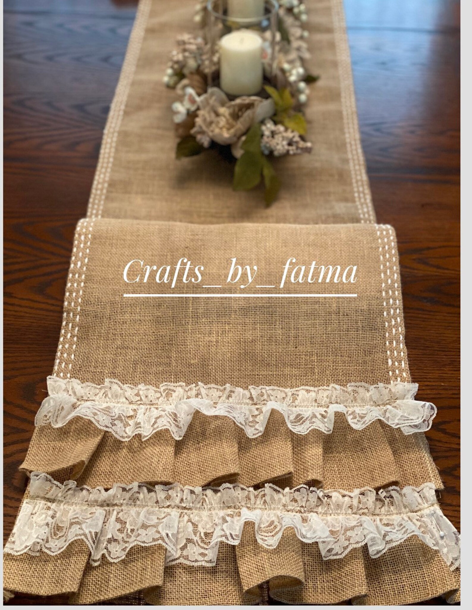 Farmhouse table runnerdresser runner or buffet runner Etsy