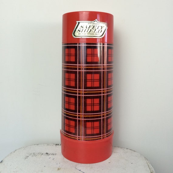 aladdin plaid thermos