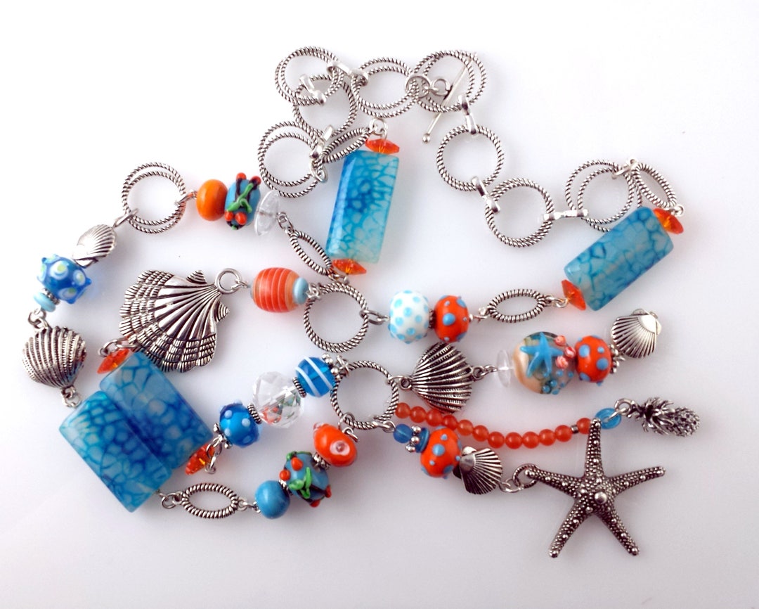 My Sister's Cottage | Waterproof | Ocean Life Lariat Necklace