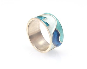 Ocean Wave Ring