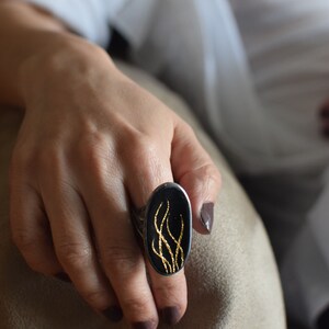 Contemporary Statement Ring - Etsy