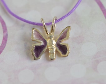 Miniature Butterfly Necklace