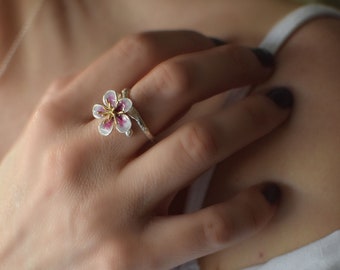 Cherry blossom ring