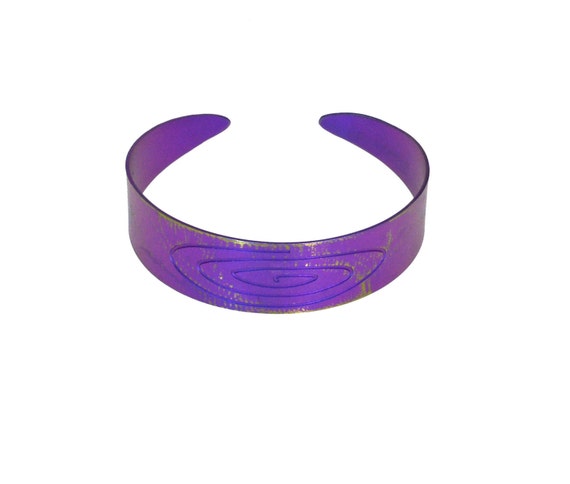 Purple cuff bracelet clearance