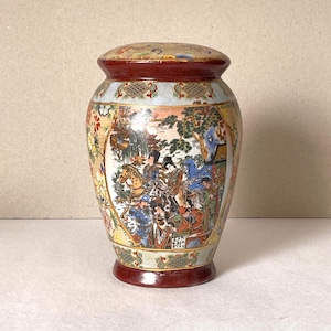ASIATIQUE VINTAGE LAMPFOOT / Porcelaine Ceramic / Asian style / Table lamp / Lighting / Satsuma Japan / Home decor