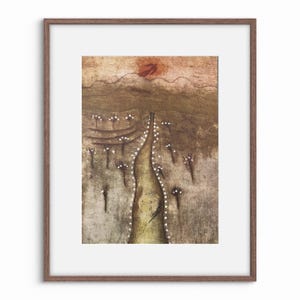 PAGINA ORIGINALE DEL LIBRO / Pagina di un libro d'epoca / Fiaba cinese / Decorazione murale / Carta vecchia / Anni '60 / Illustrazione di Eva Bednarova