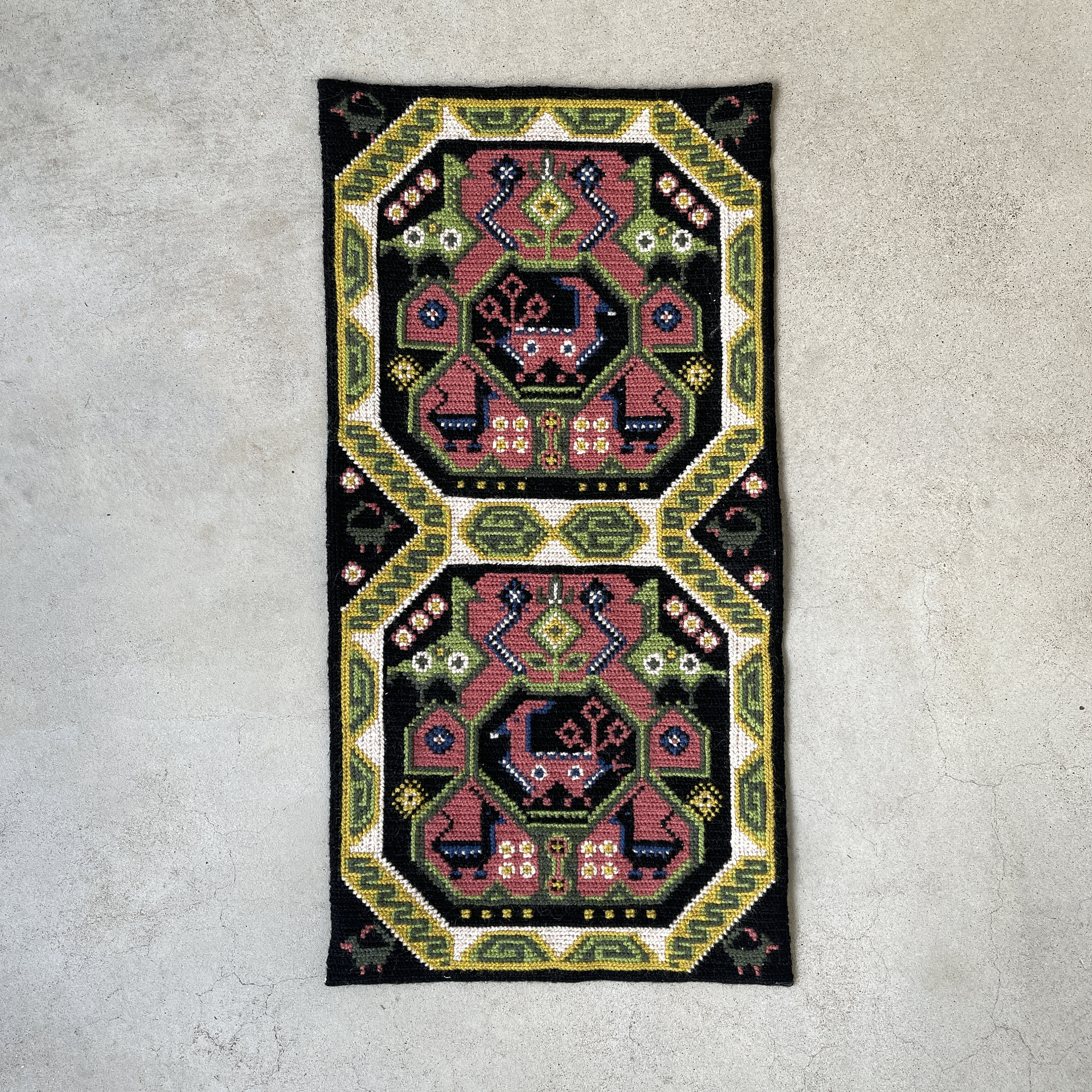 Tapisserie Vintage Suédoise/Accrochage