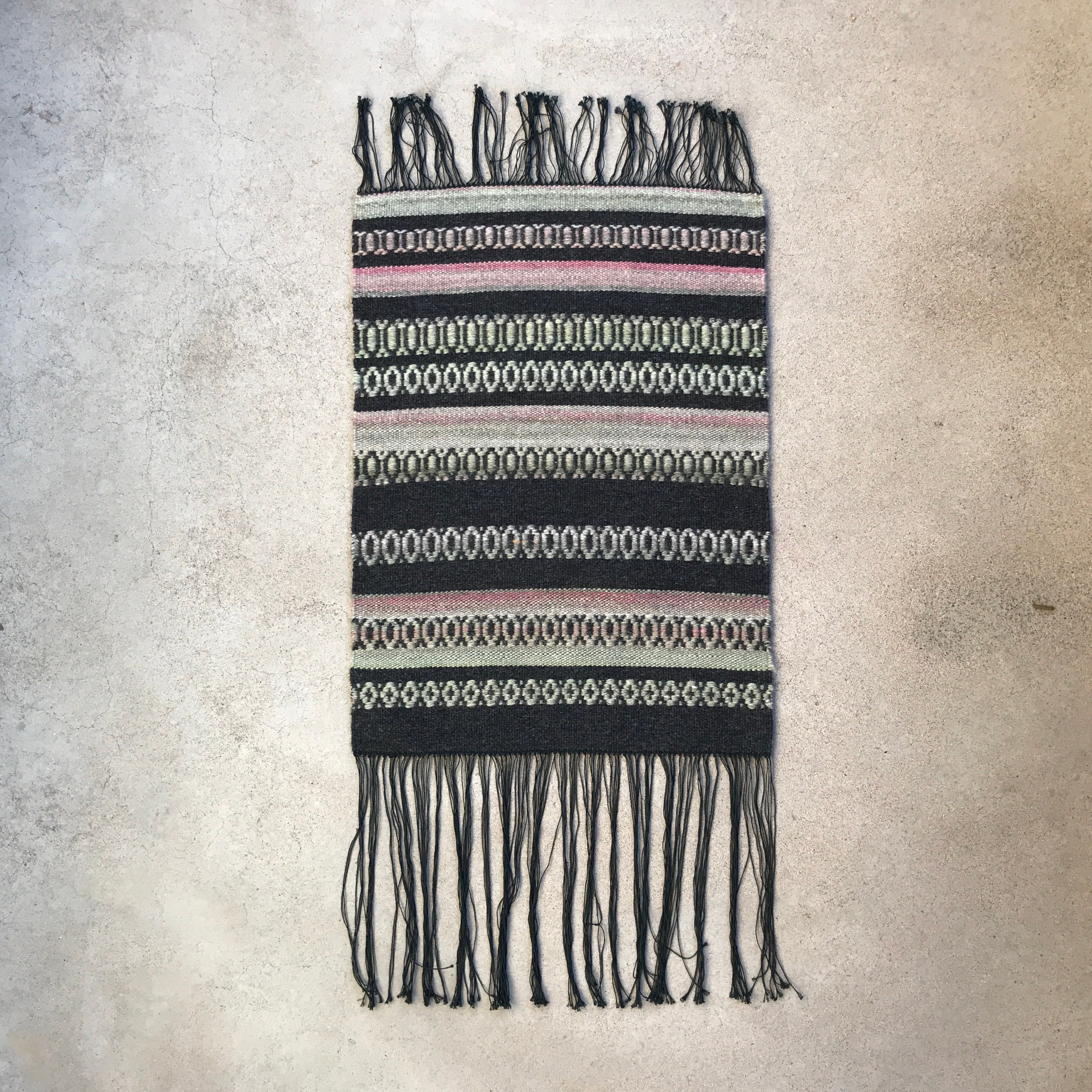 Handwoven Wall Hanging/Décor Mural Tapisserie Vintage Suédoise Fabriqué à La Main Scandinave Laine S